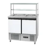 Two Doors Salad Counter with Right-angle Glass Cover S900VG